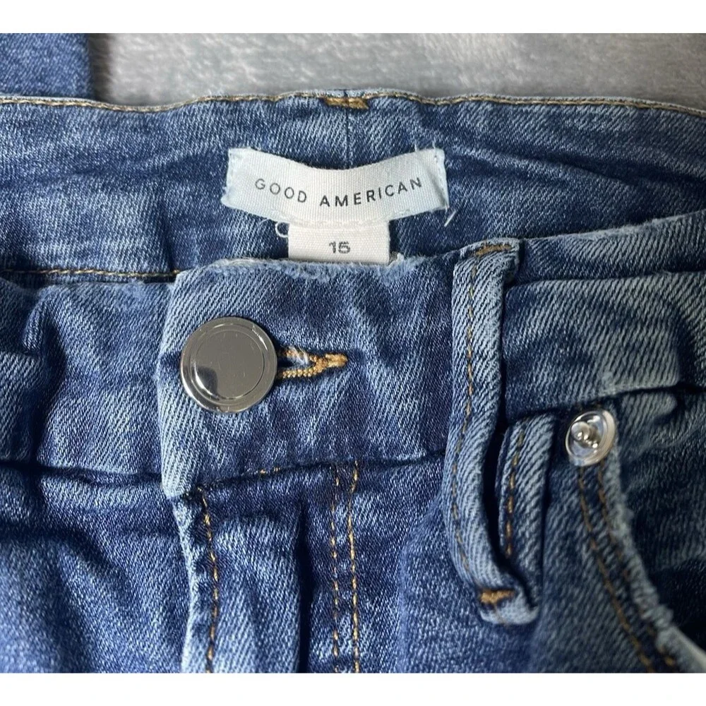Good American womens jeans sz 15 premium slim premium NWOT high rise MSRP $135 - Picture 2 of 8